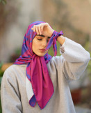 روسری نغمه ارغوانی