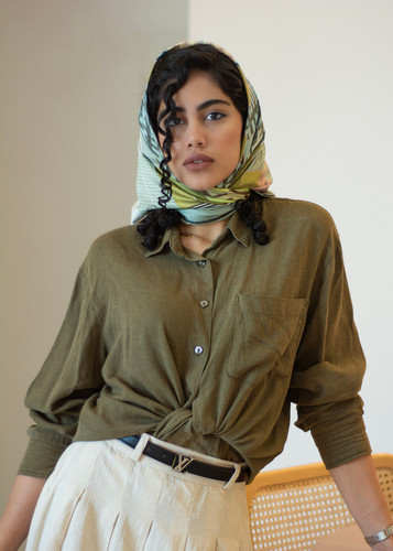 روسری طرح شانه