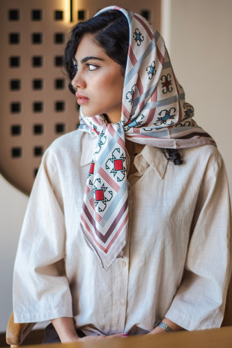 روسری طرح چشمه