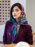 روسری طرح طاووس