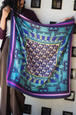 روسری طرح طاووس