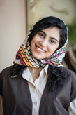 روسری طرح رنگین