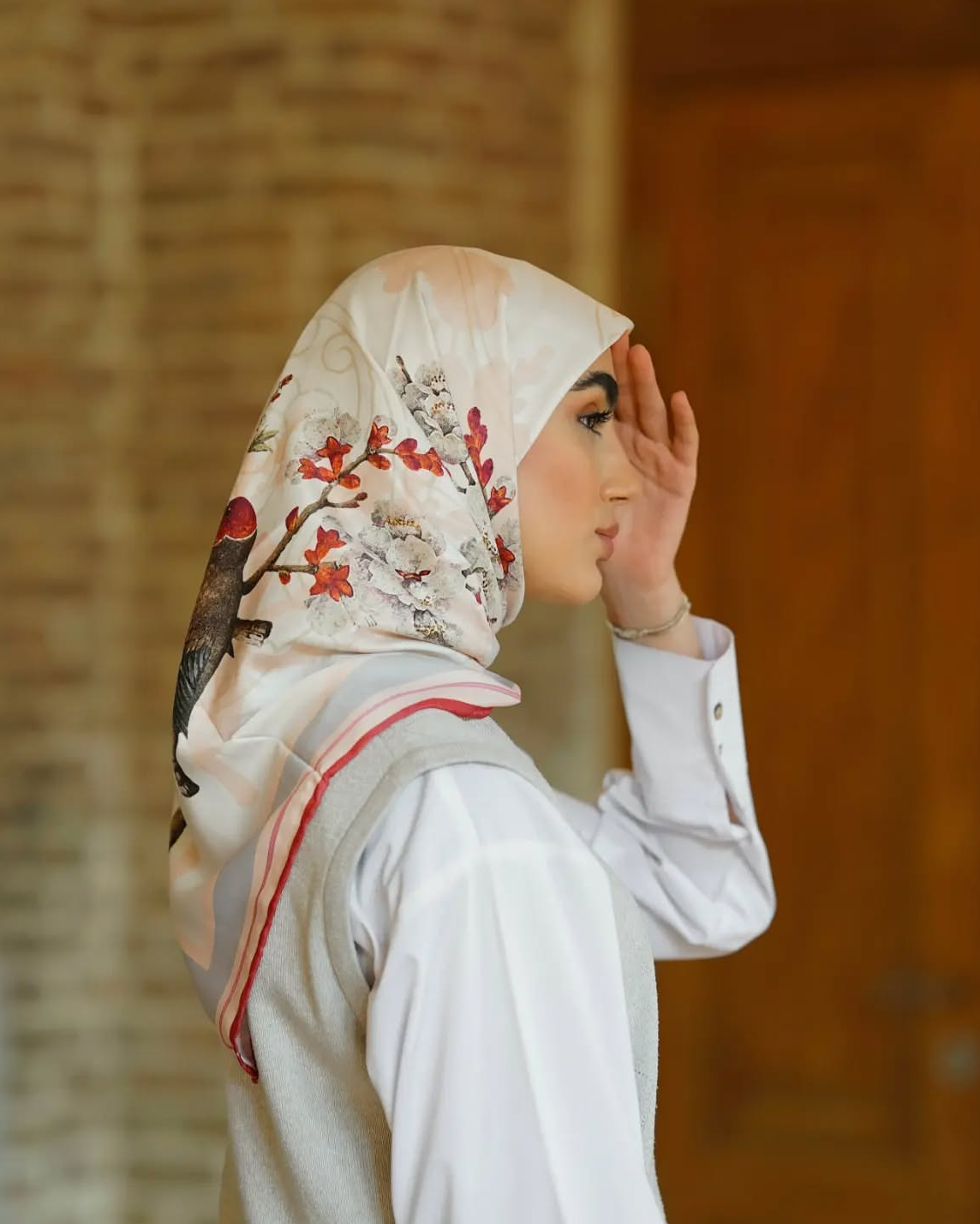 روسری شکوفه گیلاس