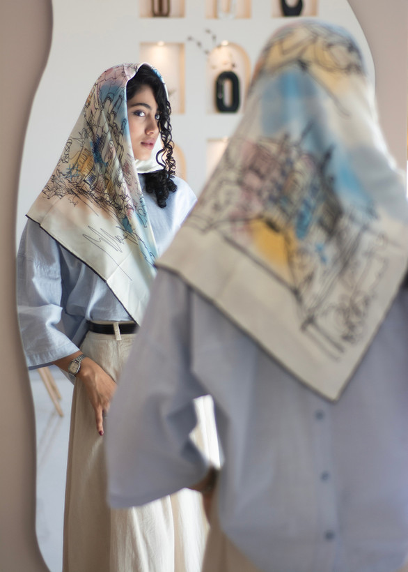 روسری طرح مفخم