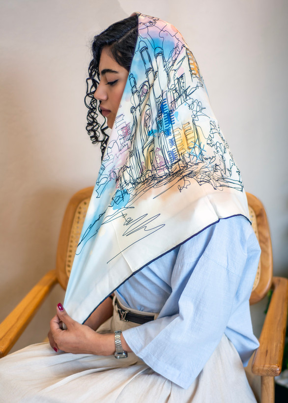 روسری طرح مفخم