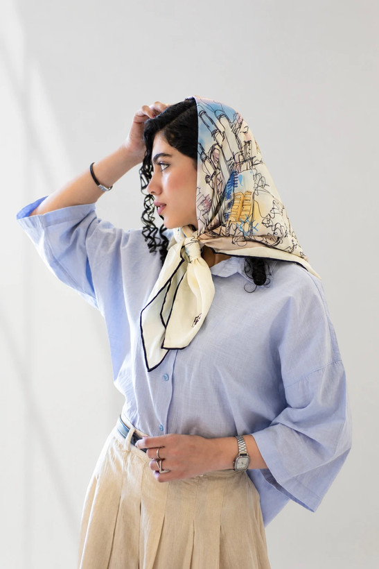 روسری طرح مفخم